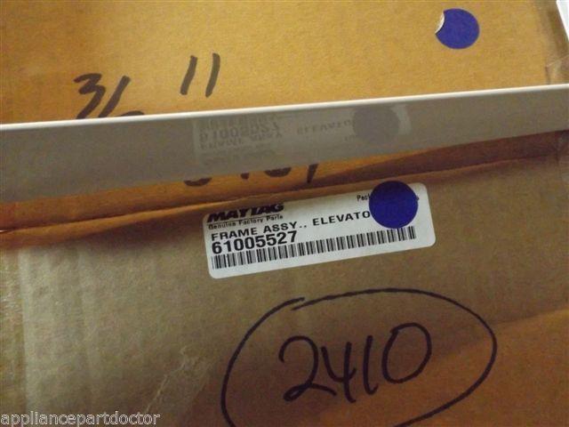MAYTAG/ADMIRAL/JENN AIR REFRIGERATOR 61005527 Frame Elevator Shelf NEW IN BOX MAYTAG/ADMIRAL/JENN AIR REFRIGERATOR 61005527 Frame Elevator Shelf NEW IN BOX